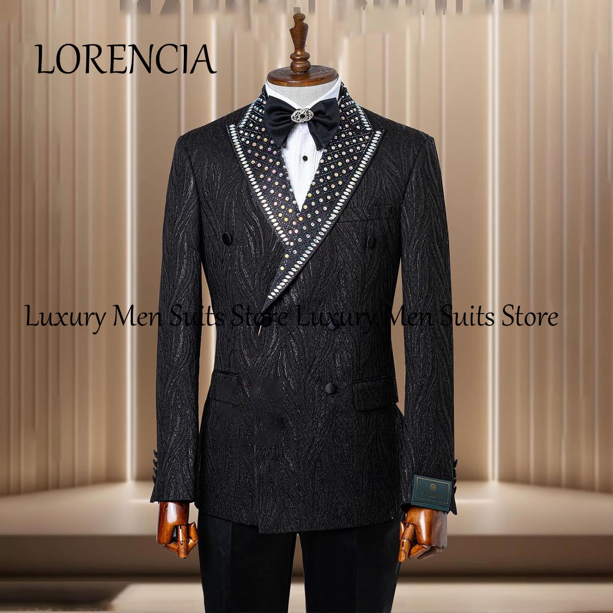 Mens Grooming Kit Luxury - Ternos Masculinos de Luxo com Lapela
