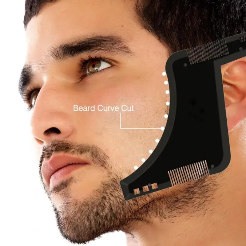 Men'S Grooming Product - 1PC Pente Modelador de Barba Masculino