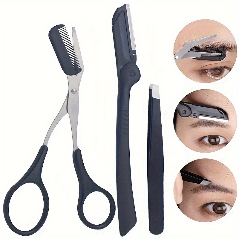 Men'S Grooming Product - 3 pçs conjunto kit de sobrancelha