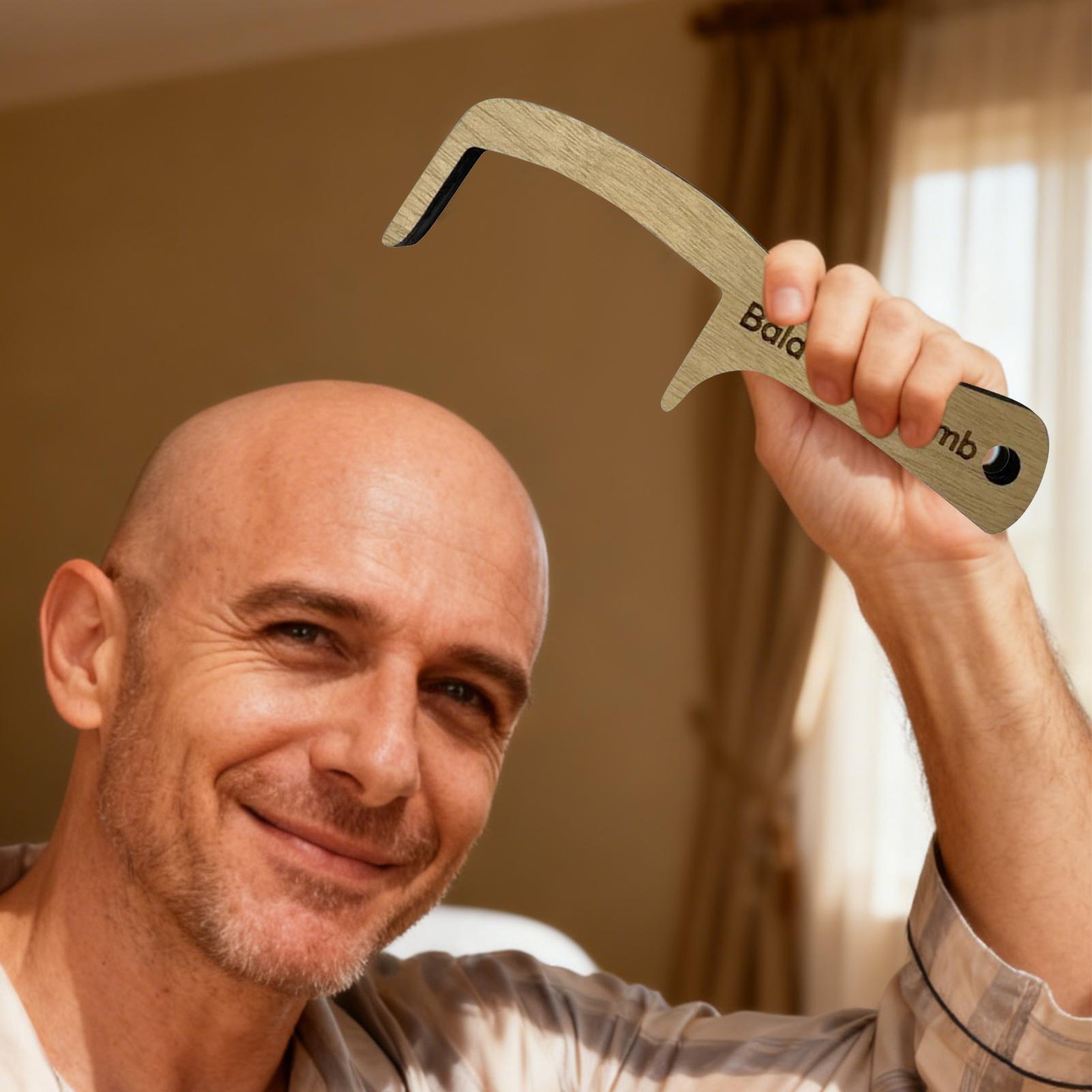 Homem careca pente engraçado b - Men'S Grooming Product avaliação e preço