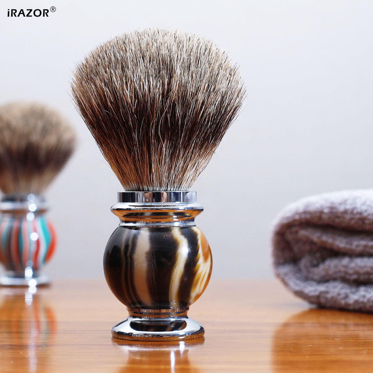 Pincel de Barba iRAZOR Silvert - Men'S Grooming Product avaliação e preço