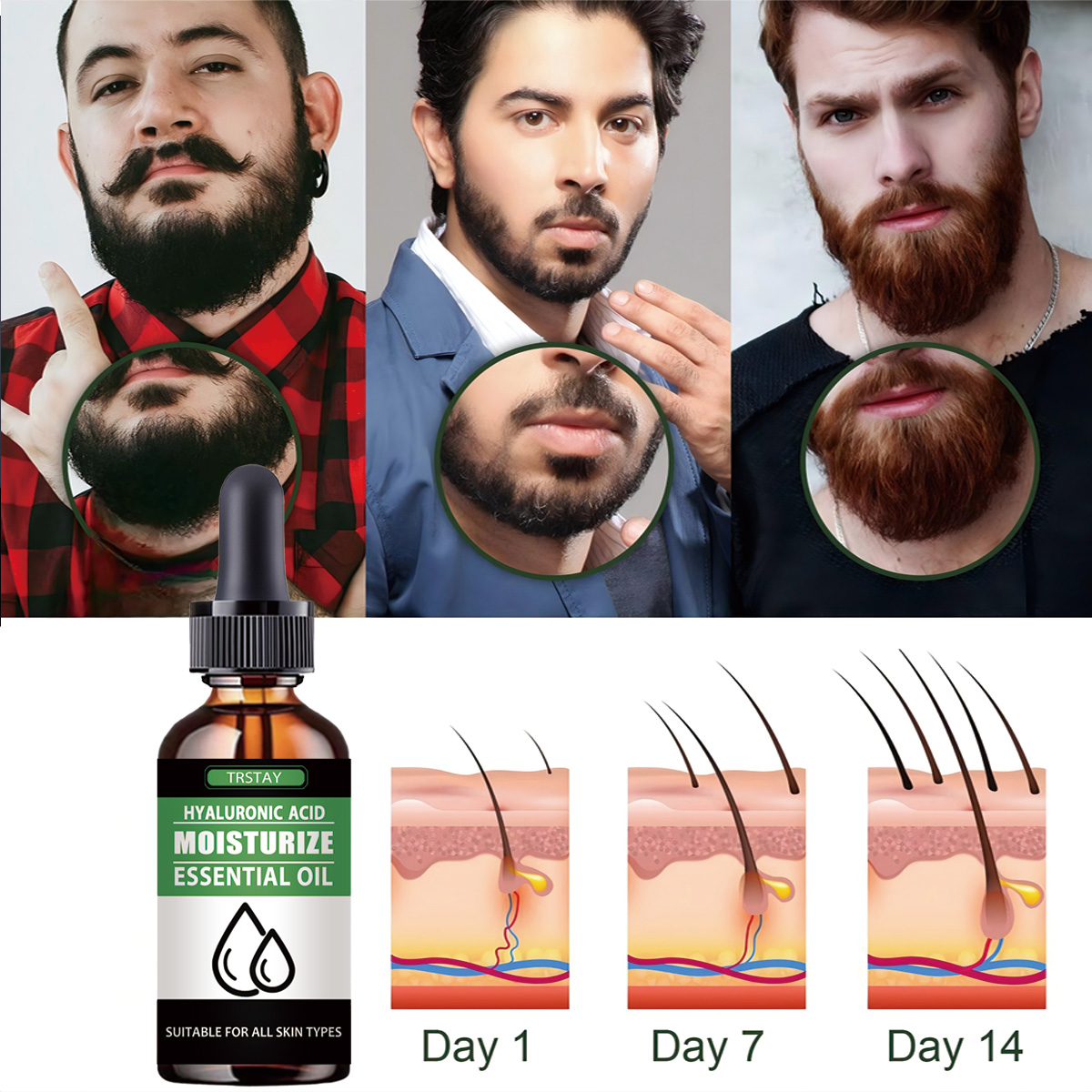 100% natural acelerar o cabelo - Men'S Grooming Product avaliação e preço