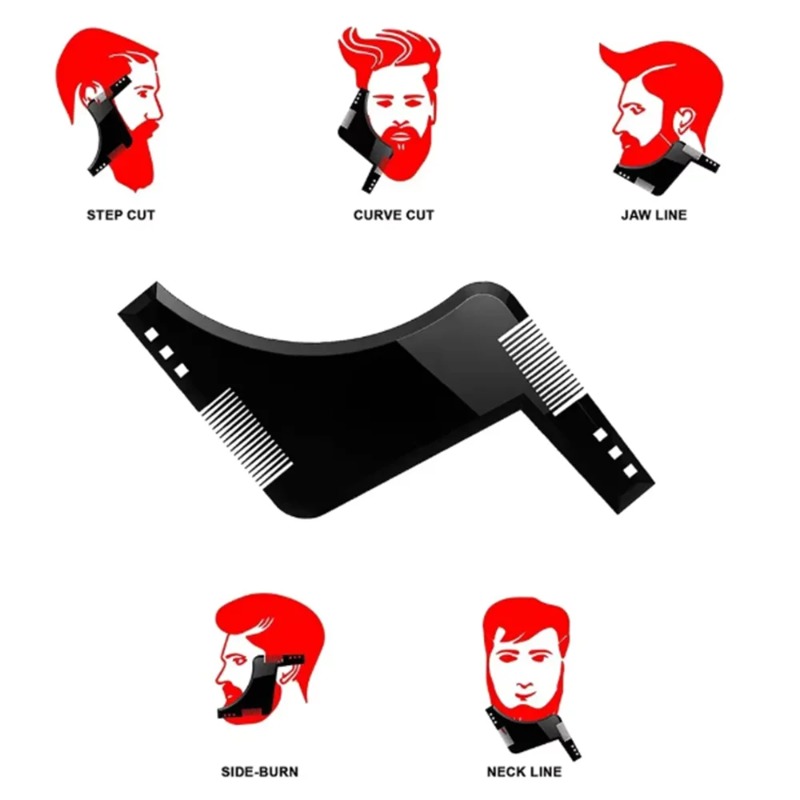 1PC Pente Modelador de Barba M - Men'S Grooming Product avaliação e preço