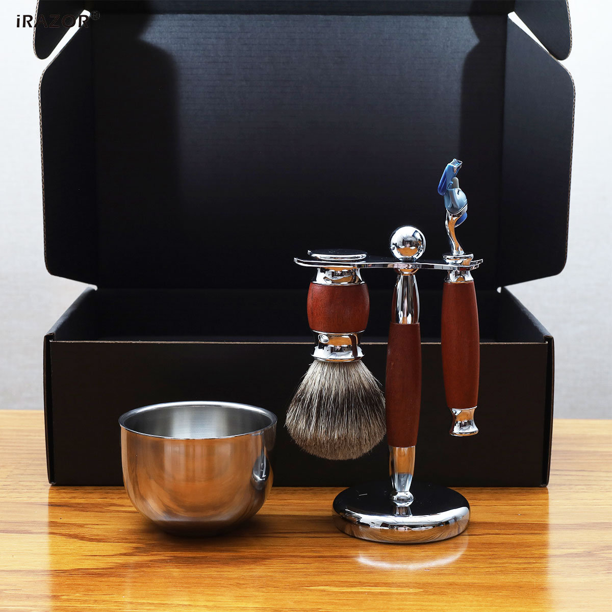 iRAZOR Kit de Barbear de Luxo  - Men'S Grooming Gift Box avaliação e preço