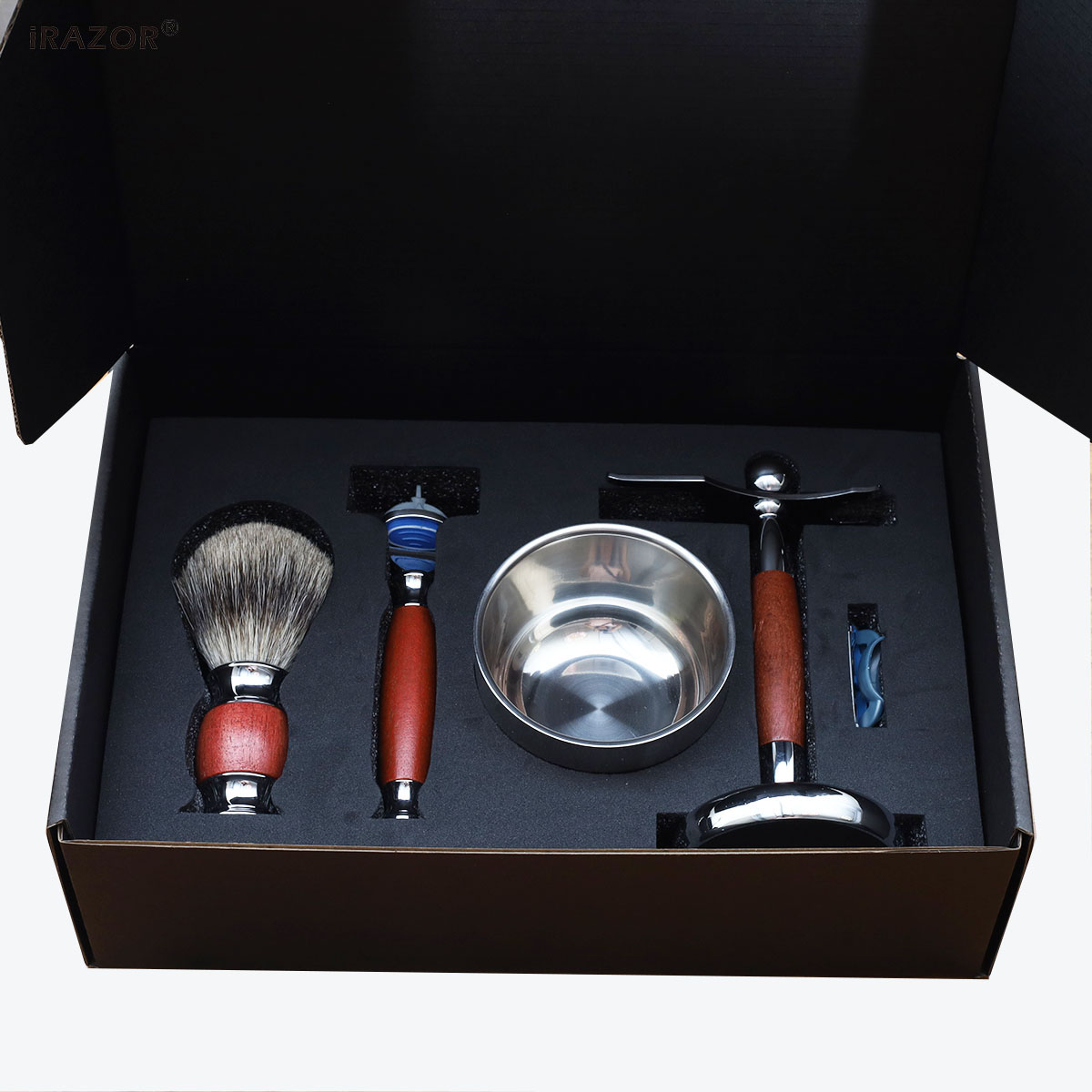 iRAZOR Kit de Barbear de Luxo  - Men'S Grooming Gift Box avaliação e preço
